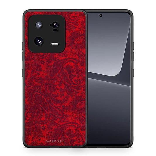 Θήκη Xiaomi 13 Pro Paisley Cashmere από τη Smartfits με σχέδιο στο πίσω μέρος και μαύρο περίβλημα | Xiaomi 13 Pro Paisley Cashmere Case with Colorful Back and Black Bezels