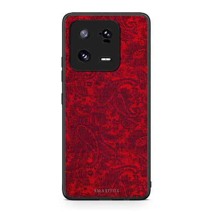 Θήκη Xiaomi 13 Paisley Cashmere από τη Smartfits με σχέδιο στο πίσω μέρος και μαύρο περίβλημα | Xiaomi 13 Paisley Cashmere Case with Colorful Back and Black Bezels