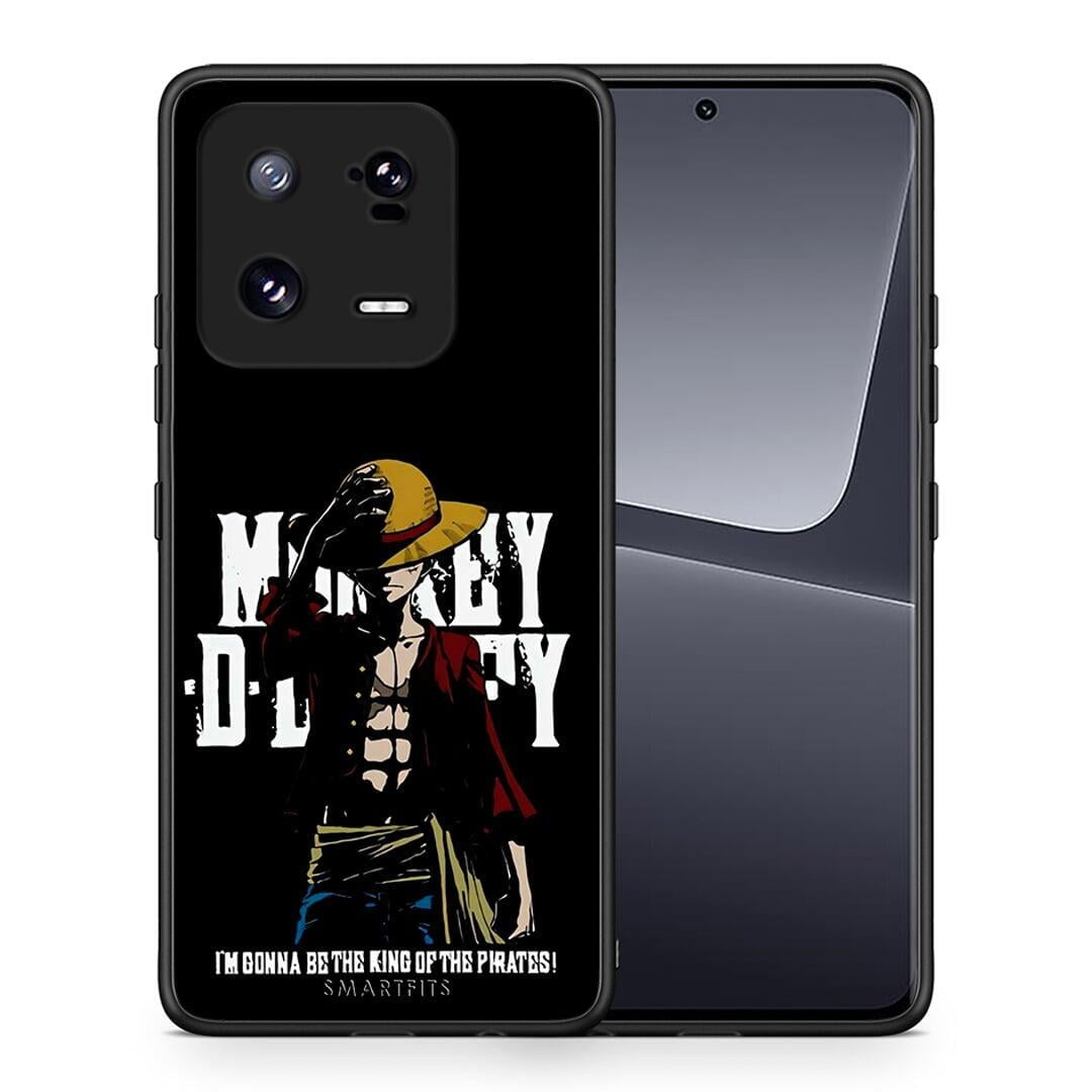 Θήκη Xiaomi 13 Pro Pirate King από τη Smartfits με σχέδιο στο πίσω μέρος και μαύρο περίβλημα | Xiaomi 13 Pro Pirate King Case with Colorful Back and Black Bezels