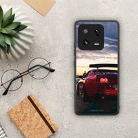 Thumbnail for Θήκη Xiaomi 13 Pro Racing Supra από τη Smartfits με σχέδιο στο πίσω μέρος και μαύρο περίβλημα | Xiaomi 13 Pro Racing Supra Case with Colorful Back and Black Bezels
