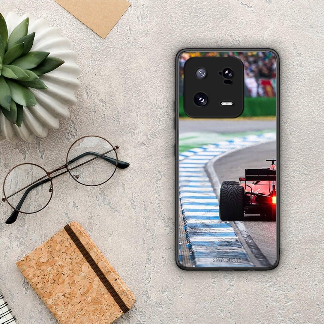 Θήκη Xiaomi 13 Racing Vibes από τη Smartfits με σχέδιο στο πίσω μέρος και μαύρο περίβλημα | Xiaomi 13 Racing Vibes Case with Colorful Back and Black Bezels