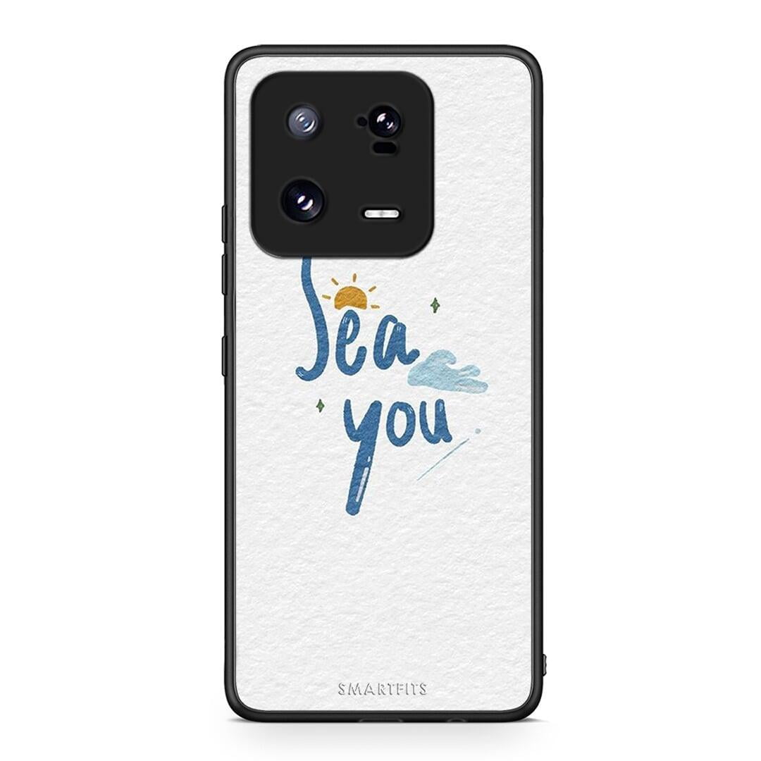 Θήκη Xiaomi 13 Sea You από τη Smartfits με σχέδιο στο πίσω μέρος και μαύρο περίβλημα | Xiaomi 13 Sea You Case with Colorful Back and Black Bezels