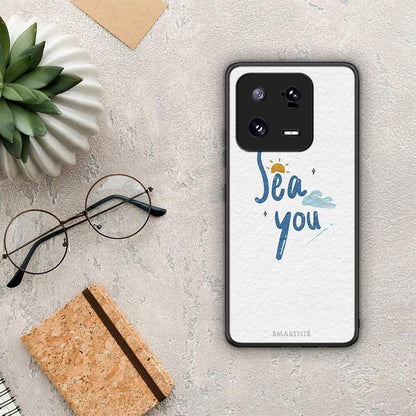 Θήκη Xiaomi 13 Sea You από τη Smartfits με σχέδιο στο πίσω μέρος και μαύρο περίβλημα | Xiaomi 13 Sea You Case with Colorful Back and Black Bezels