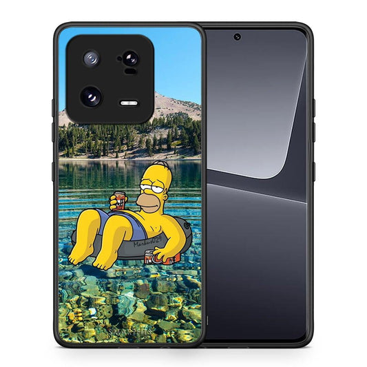 Θήκη Xiaomi 13 Pro Summer Happiness από τη Smartfits με σχέδιο στο πίσω μέρος και μαύρο περίβλημα | Xiaomi 13 Pro Summer Happiness Case with Colorful Back and Black Bezels