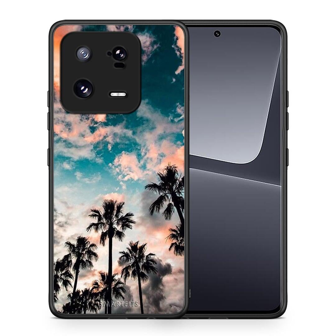 Θήκη Xiaomi 13 Summer Sky από τη Smartfits με σχέδιο στο πίσω μέρος και μαύρο περίβλημα | Xiaomi 13 Summer Sky Case with Colorful Back and Black Bezels