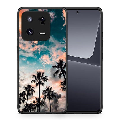 Θήκη Xiaomi 13 Pro Summer Sky από τη Smartfits με σχέδιο στο πίσω μέρος και μαύρο περίβλημα | Xiaomi 13 Pro Summer Sky Case with Colorful Back and Black Bezels