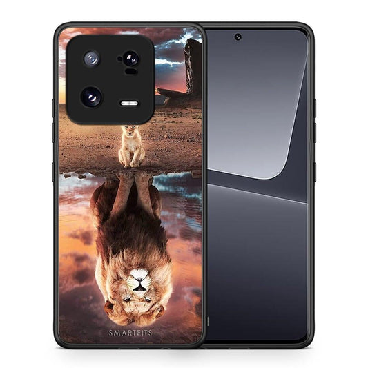 Θήκη Xiaomi 13 Sunset Dreams από τη Smartfits με σχέδιο στο πίσω μέρος και μαύρο περίβλημα | Xiaomi 13 Sunset Dreams Case with Colorful Back and Black Bezels