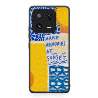 Thumbnail for Θήκη Xiaomi 13 Pro Sunset Memories από τη Smartfits με σχέδιο στο πίσω μέρος και μαύρο περίβλημα | Xiaomi 13 Pro Sunset Memories Case with Colorful Back and Black Bezels
