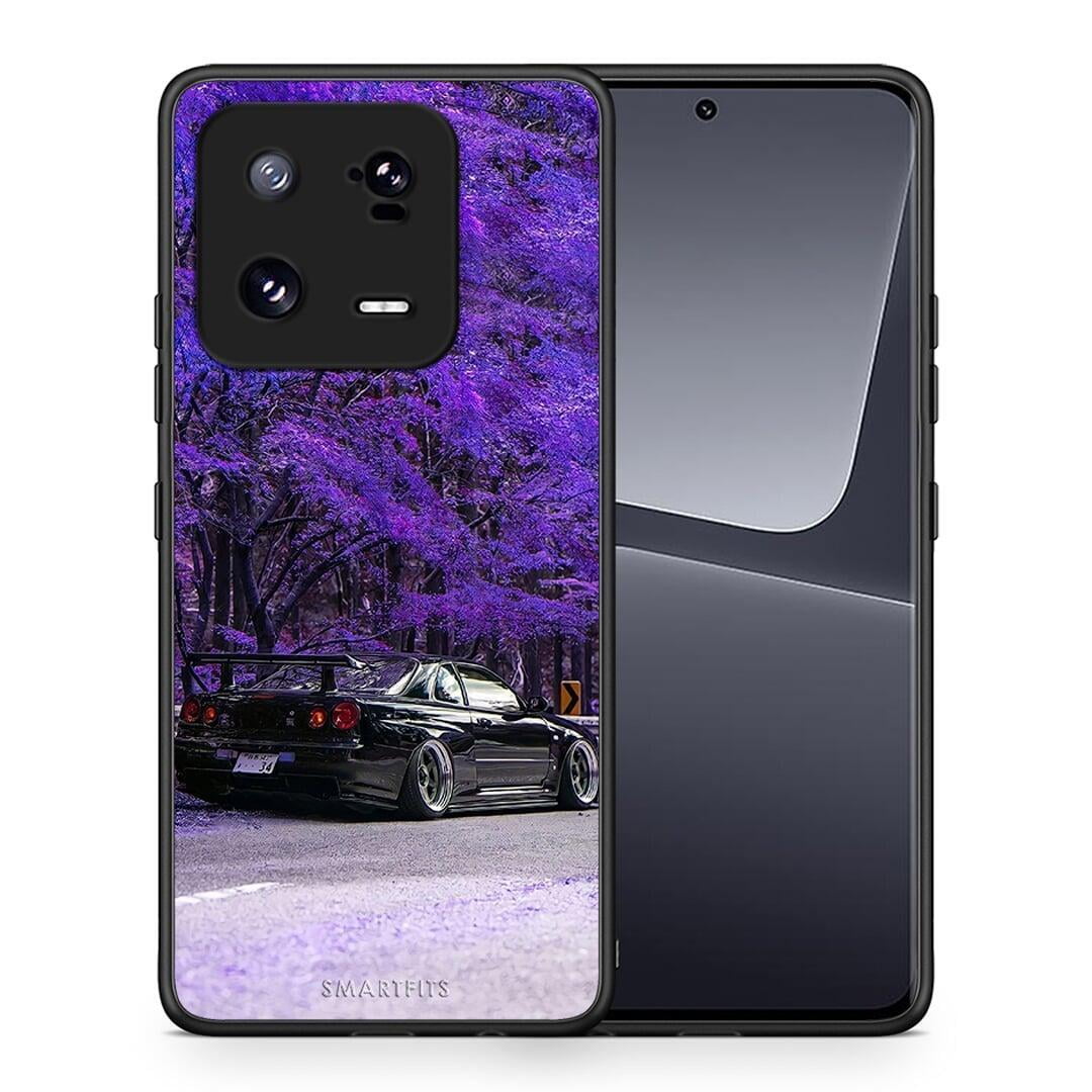 Θήκη Xiaomi 13 Super Car από τη Smartfits με σχέδιο στο πίσω μέρος και μαύρο περίβλημα | Xiaomi 13 Super Car Case with Colorful Back and Black Bezels
