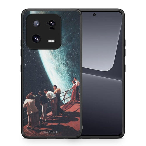 Θήκη Xiaomi 13 Surreal View από τη Smartfits με σχέδιο στο πίσω μέρος και μαύρο περίβλημα | Xiaomi 13 Surreal View Case with Colorful Back and Black Bezels
