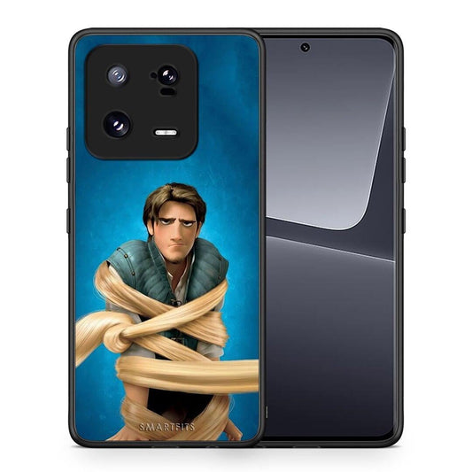 Θήκη Xiaomi 13 Tangled 1 από τη Smartfits με σχέδιο στο πίσω μέρος και μαύρο περίβλημα | Xiaomi 13 Tangled 1 Case with Colorful Back and Black Bezels
