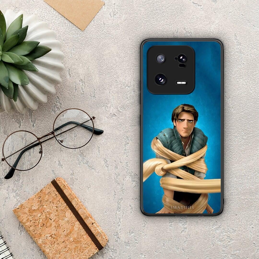 Θήκη Xiaomi 13 Tangled 1 από τη Smartfits με σχέδιο στο πίσω μέρος και μαύρο περίβλημα | Xiaomi 13 Tangled 1 Case with Colorful Back and Black Bezels