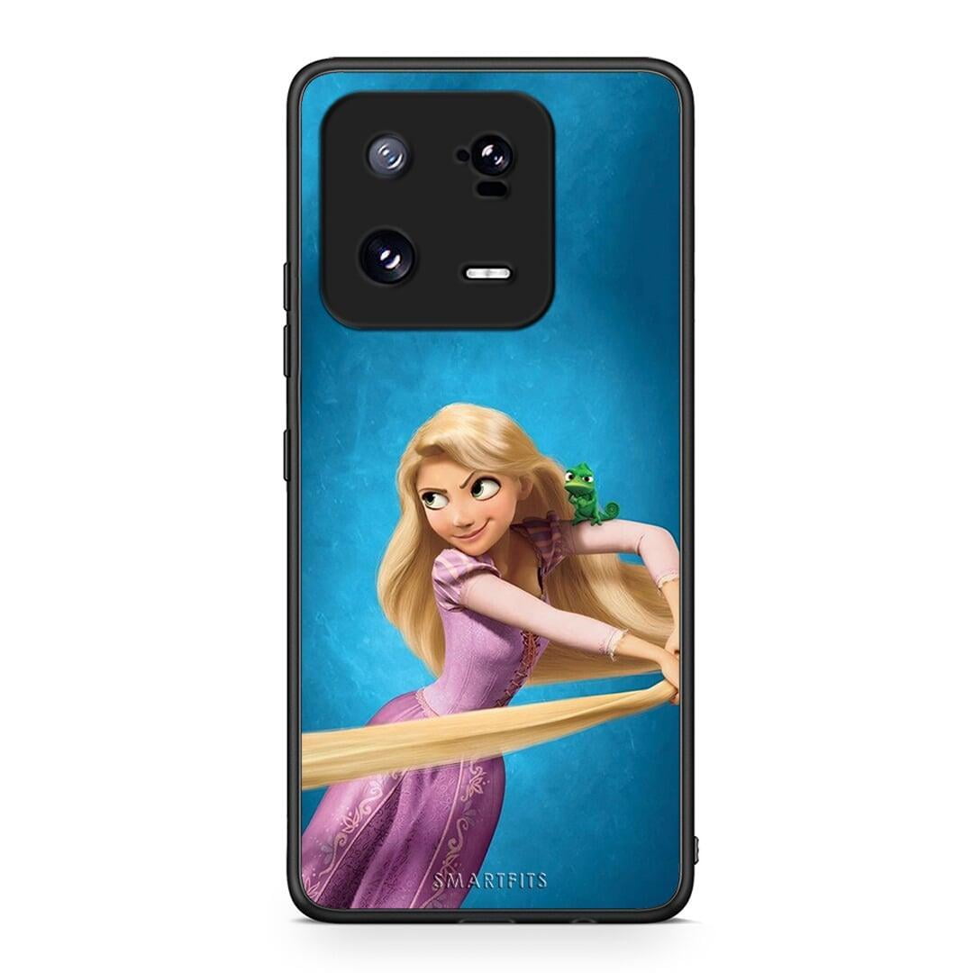 Θήκη Xiaomi 13 Pro Tangled 2 από τη Smartfits με σχέδιο στο πίσω μέρος και μαύρο περίβλημα | Xiaomi 13 Pro Tangled 2 Case with Colorful Back and Black Bezels