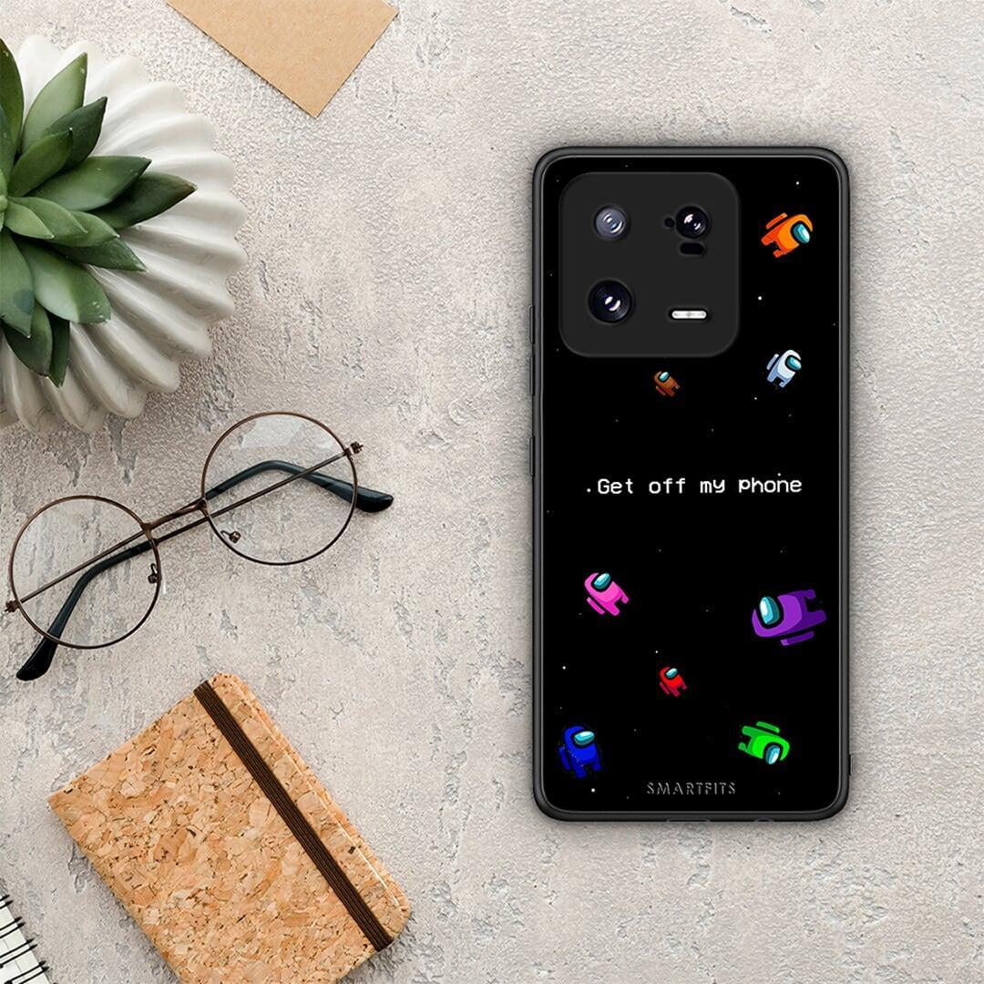 Θήκη Xiaomi 13 Pro Text AFK από τη Smartfits με σχέδιο στο πίσω μέρος και μαύρο περίβλημα | Xiaomi 13 Pro Text AFK Case with Colorful Back and Black Bezels