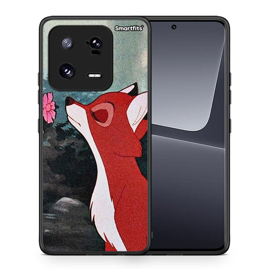 Θήκη Xiaomi 13 Pro Tod And Vixey Love 2 από τη Smartfits με σχέδιο στο πίσω μέρος και μαύρο περίβλημα | Xiaomi 13 Pro Tod And Vixey Love 2 Case with Colorful Back and Black Bezels
