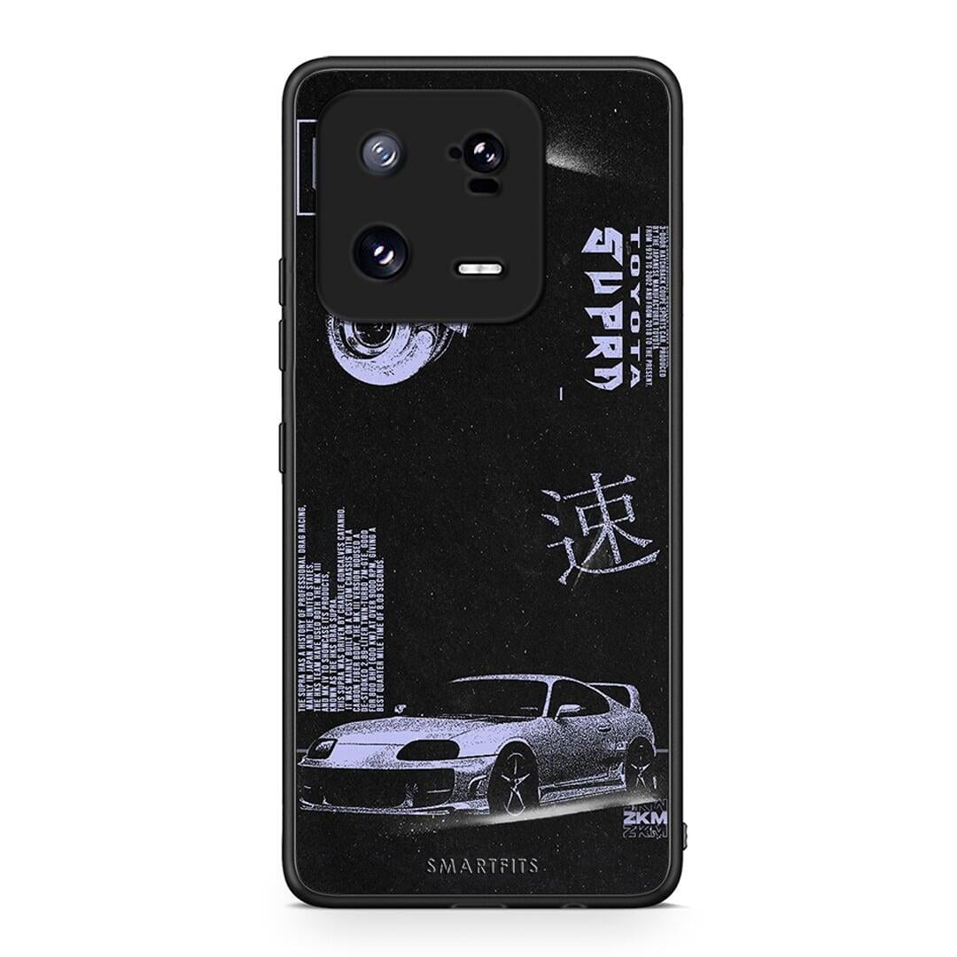 Θήκη Xiaomi 13 Pro Tokyo Drift από τη Smartfits με σχέδιο στο πίσω μέρος και μαύρο περίβλημα | Xiaomi 13 Pro Tokyo Drift Case with Colorful Back and Black Bezels