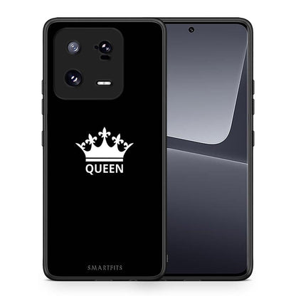 Θήκη Xiaomi 13 Valentine Queen από τη Smartfits με σχέδιο στο πίσω μέρος και μαύρο περίβλημα | Xiaomi 13 Valentine Queen Case with Colorful Back and Black Bezels