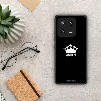 Θήκη Xiaomi 13 Pro Valentine Queen από τη Smartfits με σχέδιο στο πίσω μέρος και μαύρο περίβλημα | Xiaomi 13 Pro Valentine Queen Case with Colorful Back and Black Bezels