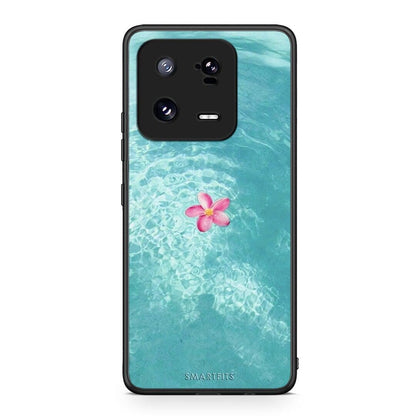 Θήκη Xiaomi 13 Water Flower από τη Smartfits με σχέδιο στο πίσω μέρος και μαύρο περίβλημα | Xiaomi 13 Water Flower Case with Colorful Back and Black Bezels