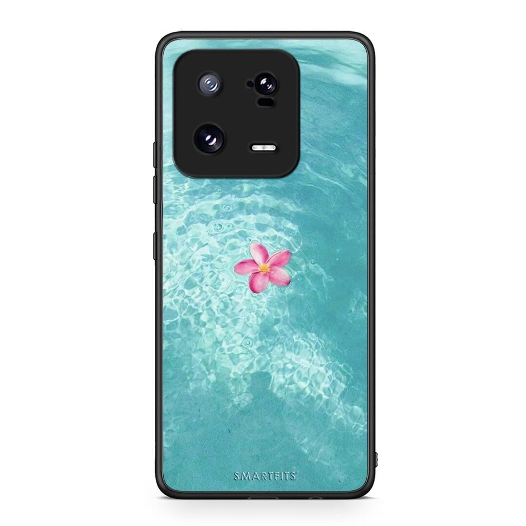 Θήκη Xiaomi 13 Water Flower από τη Smartfits με σχέδιο στο πίσω μέρος και μαύρο περίβλημα | Xiaomi 13 Water Flower Case with Colorful Back and Black Bezels