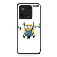 Thumbnail for Θήκη Xiaomi 13 Pro Xmas Minion Lights από τη Smartfits με σχέδιο στο πίσω μέρος και μαύρο περίβλημα | Xiaomi 13 Pro Xmas Minion Lights Case with Colorful Back and Black Bezels