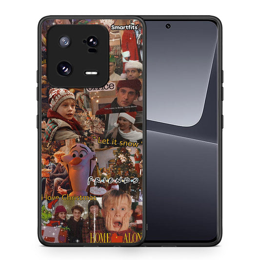 Θήκη Xiaomi 13 Xmas Wishes από τη Smartfits με σχέδιο στο πίσω μέρος και μαύρο περίβλημα | Xiaomi 13 Xmas Wishes Case with Colorful Back and Black Bezels