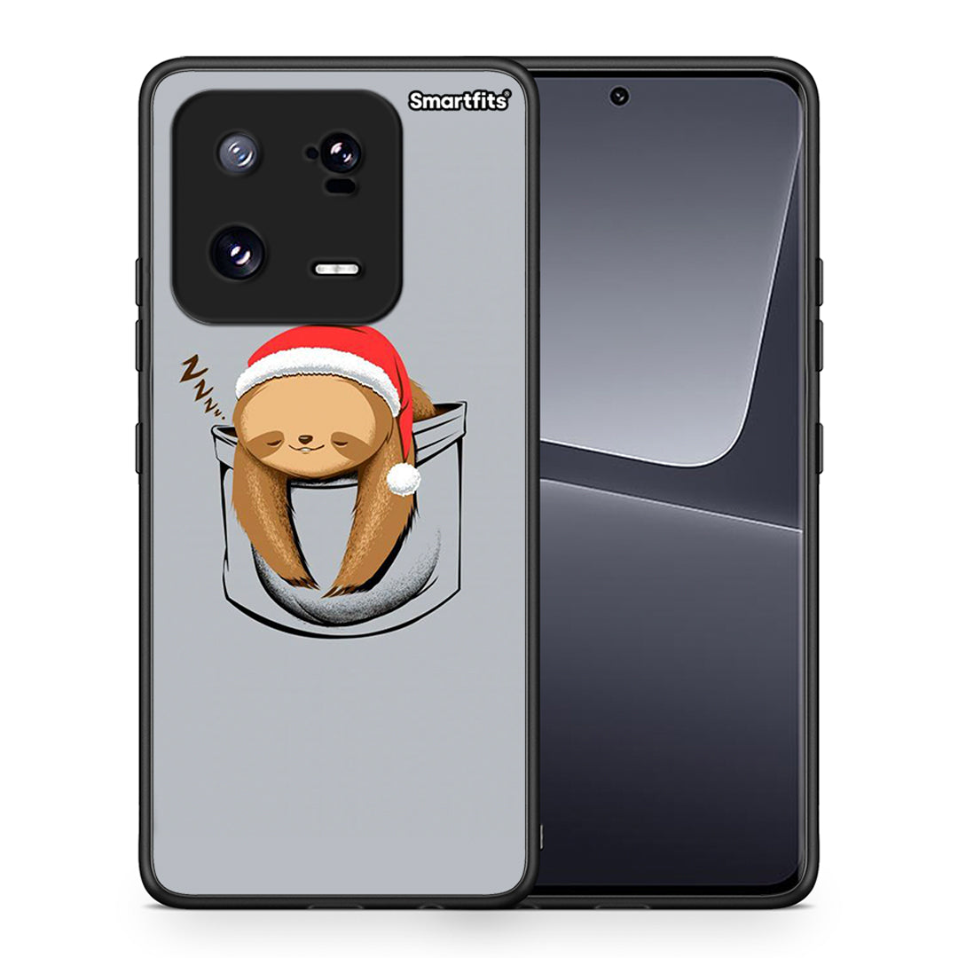 Θήκη Xiaomi 13 Pro Xmas Zzzz από τη Smartfits με σχέδιο στο πίσω μέρος και μαύρο περίβλημα | Xiaomi 13 Pro Xmas Zzzz Case with Colorful Back and Black Bezels