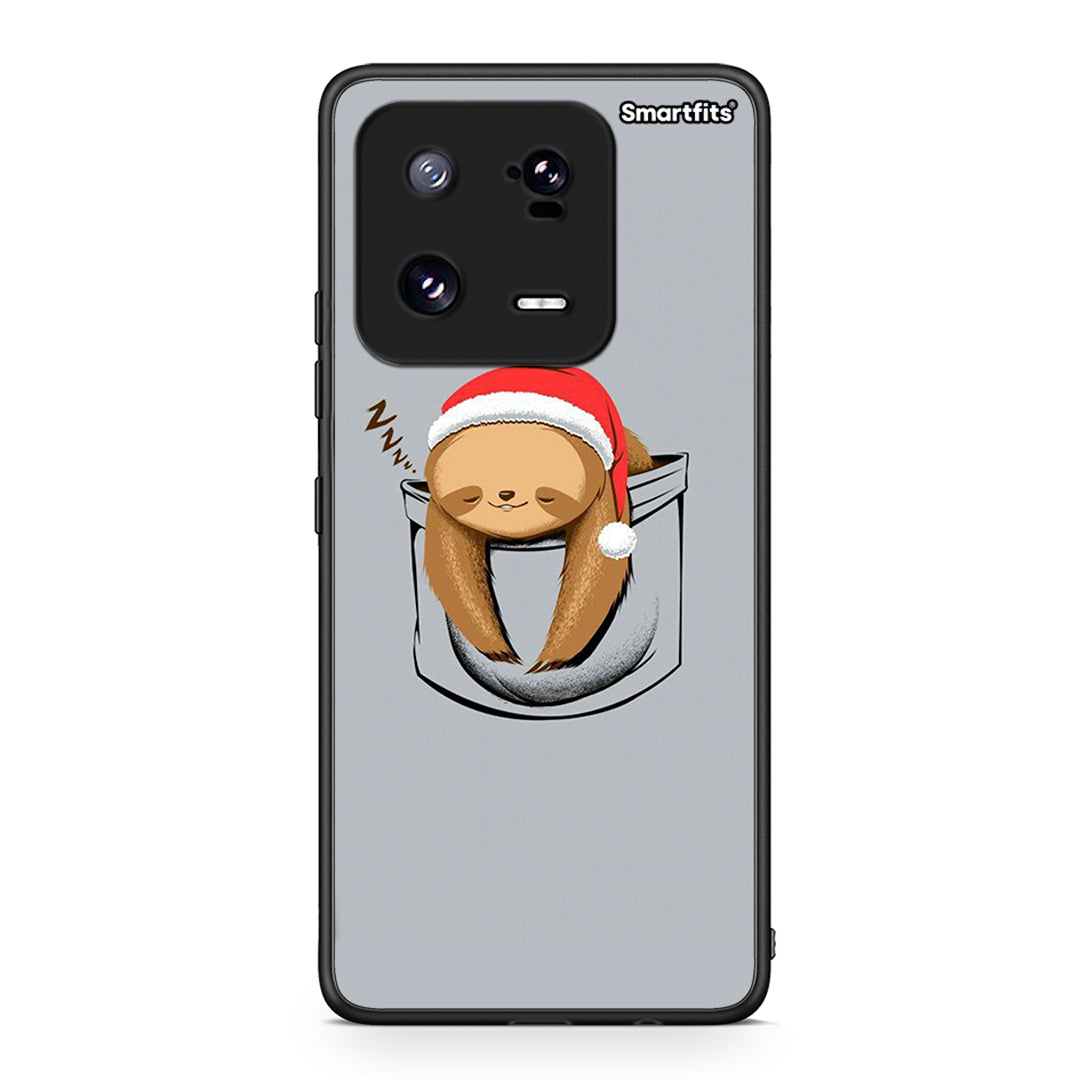 Θήκη Xiaomi 13 Xmas Zzzz από τη Smartfits με σχέδιο στο πίσω μέρος και μαύρο περίβλημα | Xiaomi 13 Xmas Zzzz Case with Colorful Back and Black Bezels