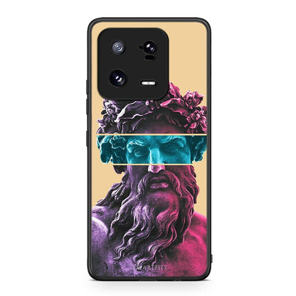 Θήκη Xiaomi 13 Pro Zeus Art από τη Smartfits με σχέδιο στο πίσω μέρος και μαύρο περίβλημα | Xiaomi 13 Pro Zeus Art Case with Colorful Back and Black Bezels
