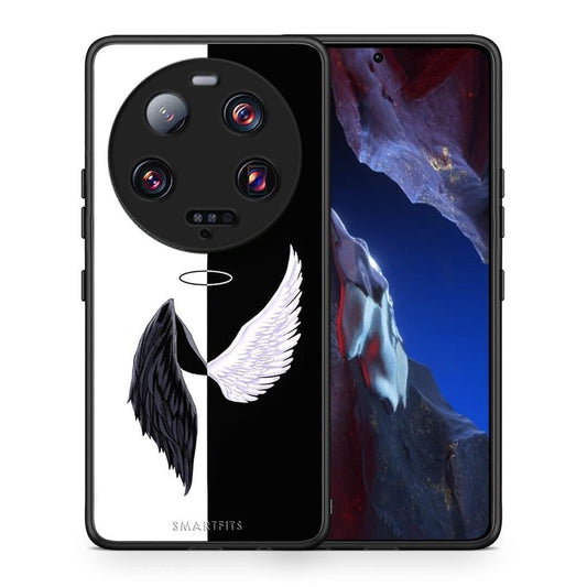 Θήκη Xiaomi 13 Ultra Angels Demons από τη Smartfits με σχέδιο στο πίσω μέρος και μαύρο περίβλημα | Xiaomi 13 Ultra Angels Demons Case with Colorful Back and Black Bezels