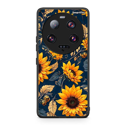 Θήκη Xiaomi 13 Ultra Autumn Sunflowers από τη Smartfits με σχέδιο στο πίσω μέρος και μαύρο περίβλημα | Xiaomi 13 Ultra Autumn Sunflowers Case with Colorful Back and Black Bezels
