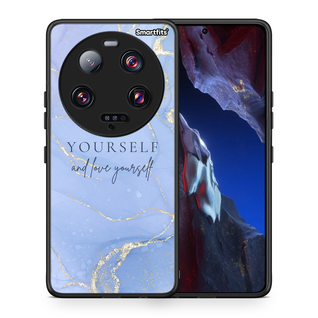 Θήκη Xiaomi 13 Ultra Be Yourself από τη Smartfits με σχέδιο στο πίσω μέρος και μαύρο περίβλημα | Xiaomi 13 Ultra Be Yourself Case with Colorful Back and Black Bezels