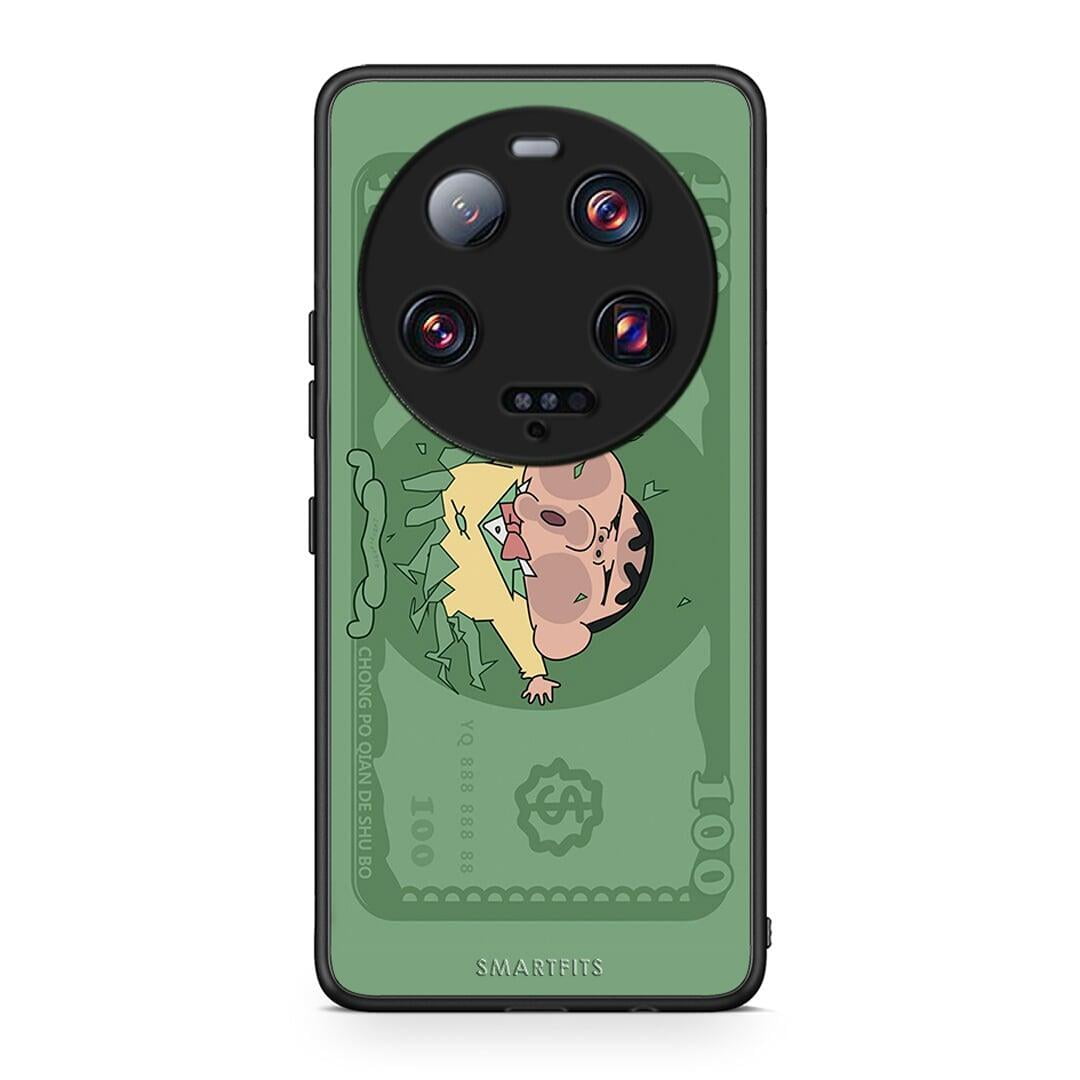 Θήκη Xiaomi 13 Ultra Big Money από τη Smartfits με σχέδιο στο πίσω μέρος και μαύρο περίβλημα | Xiaomi 13 Ultra Big Money Case with Colorful Back and Black Bezels