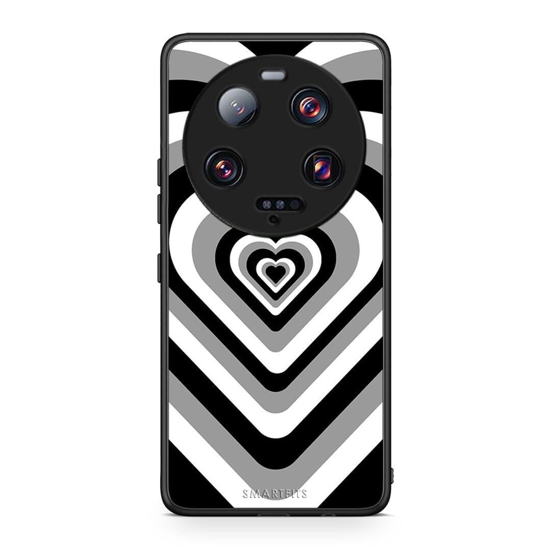Θήκη Xiaomi 13 Ultra Black Hearts από τη Smartfits με σχέδιο στο πίσω μέρος και μαύρο περίβλημα | Xiaomi 13 Ultra Black Hearts Case with Colorful Back and Black Bezels