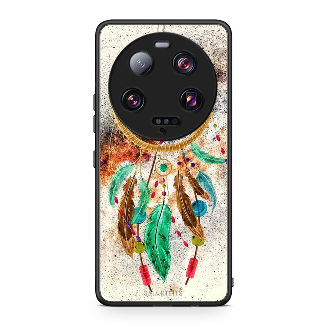 Θήκη Xiaomi 13 Ultra Boho DreamCatcher από τη Smartfits με σχέδιο στο πίσω μέρος και μαύρο περίβλημα | Xiaomi 13 Ultra Boho DreamCatcher Case with Colorful Back and Black Bezels