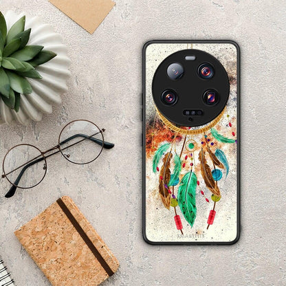 Θήκη Xiaomi 13 Ultra Boho DreamCatcher από τη Smartfits με σχέδιο στο πίσω μέρος και μαύρο περίβλημα | Xiaomi 13 Ultra Boho DreamCatcher Case with Colorful Back and Black Bezels