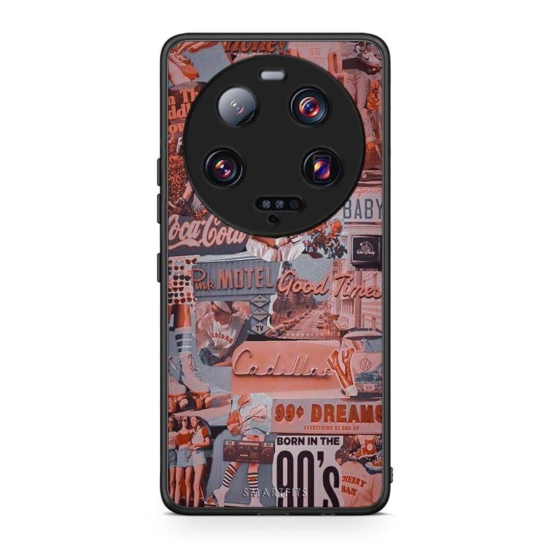 Θήκη Xiaomi 13 Ultra Born In 90s από τη Smartfits με σχέδιο στο πίσω μέρος και μαύρο περίβλημα | Xiaomi 13 Ultra Born In 90s Case with Colorful Back and Black Bezels