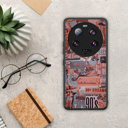 Θήκη Xiaomi 13 Ultra Born In 90s από τη Smartfits με σχέδιο στο πίσω μέρος και μαύρο περίβλημα | Xiaomi 13 Ultra Born In 90s Case with Colorful Back and Black Bezels