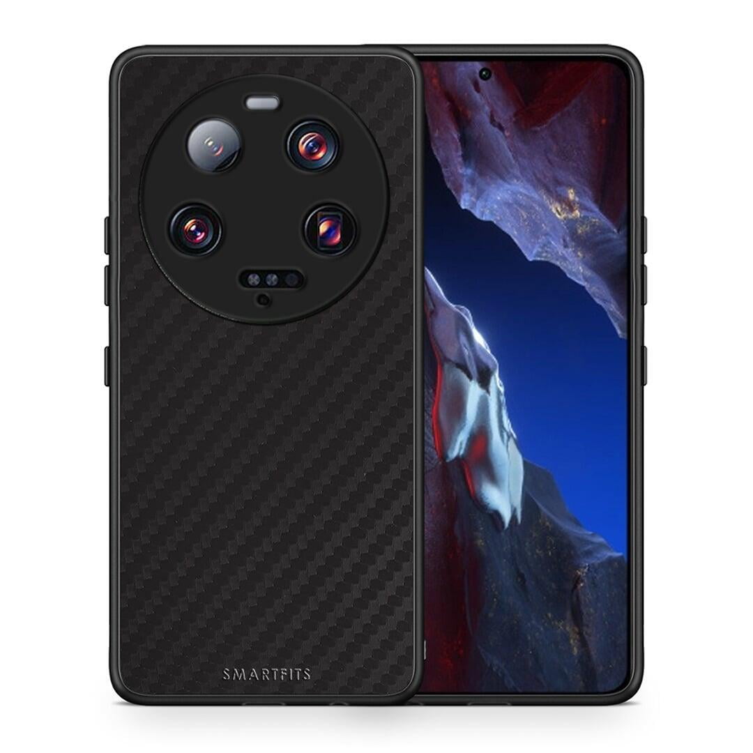 Θήκη Xiaomi 13 Ultra Carbon Black από τη Smartfits με σχέδιο στο πίσω μέρος και μαύρο περίβλημα | Xiaomi 13 Ultra Carbon Black Case with Colorful Back and Black Bezels