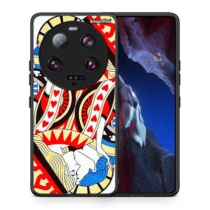 Θήκη Xiaomi 13 Ultra Card Love από τη Smartfits με σχέδιο στο πίσω μέρος και μαύρο περίβλημα | Xiaomi 13 Ultra Card Love Case with Colorful Back and Black Bezels