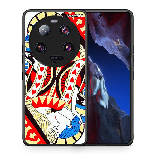 Θήκη Xiaomi 13 Ultra Card Love από τη Smartfits με σχέδιο στο πίσω μέρος και μαύρο περίβλημα | Xiaomi 13 Ultra Card Love Case with Colorful Back and Black Bezels