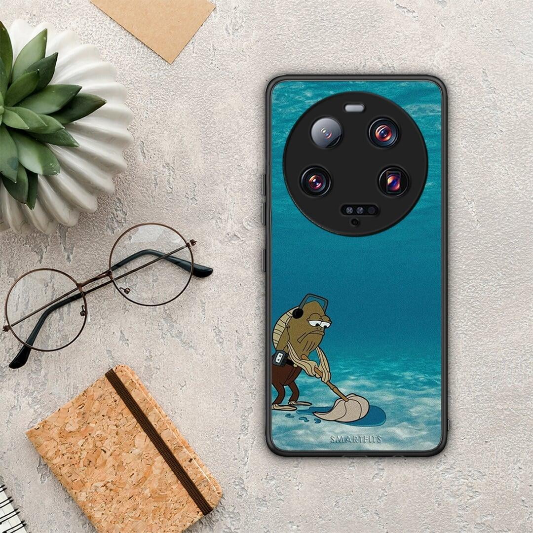 Θήκη Xiaomi 13 Ultra Clean The Ocean από τη Smartfits με σχέδιο στο πίσω μέρος και μαύρο περίβλημα | Xiaomi 13 Ultra Clean The Ocean Case with Colorful Back and Black Bezels