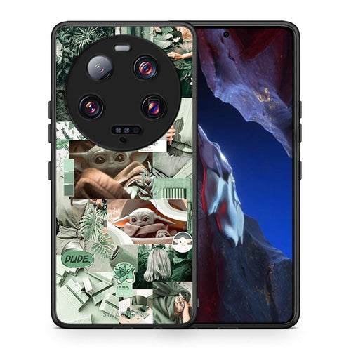 Θήκη Xiaomi 13 Ultra Collage Dude από τη Smartfits με σχέδιο στο πίσω μέρος και μαύρο περίβλημα | Xiaomi 13 Ultra Collage Dude Case with Colorful Back and Black Bezels