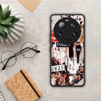 Θήκη Xiaomi 13 Ultra Collage Fashion από τη Smartfits με σχέδιο στο πίσω μέρος και μαύρο περίβλημα | Xiaomi 13 Ultra Collage Fashion Case with Colorful Back and Black Bezels
