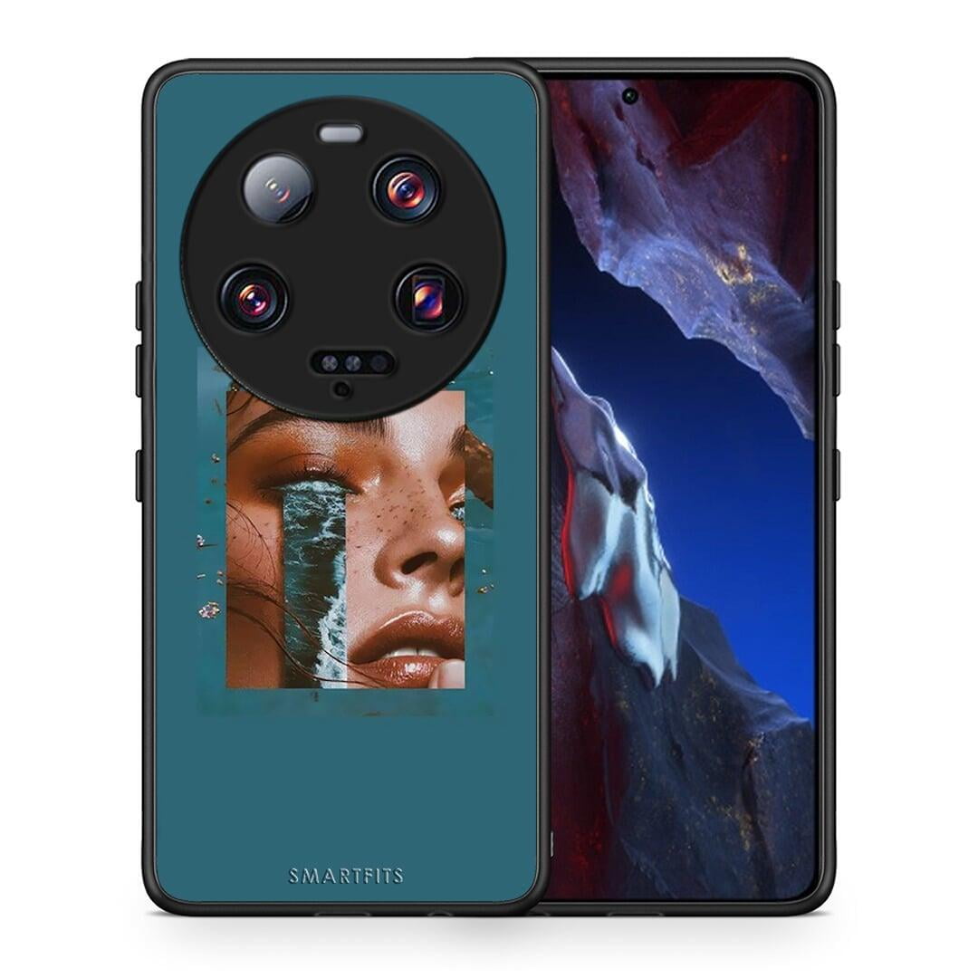Θήκη Xiaomi 13 Ultra Cry An Ocean από τη Smartfits με σχέδιο στο πίσω μέρος και μαύρο περίβλημα | Xiaomi 13 Ultra Cry An Ocean Case with Colorful Back and Black Bezels