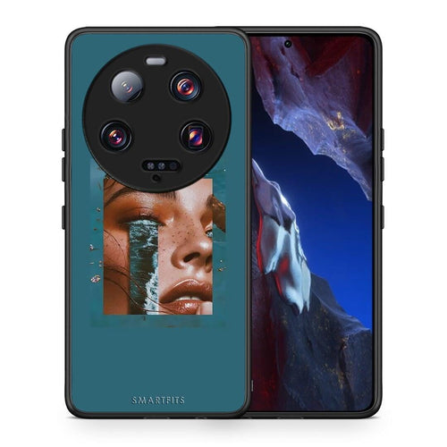 Θήκη Xiaomi 13 Ultra Cry An Ocean από τη Smartfits με σχέδιο στο πίσω μέρος και μαύρο περίβλημα | Xiaomi 13 Ultra Cry An Ocean Case with Colorful Back and Black Bezels