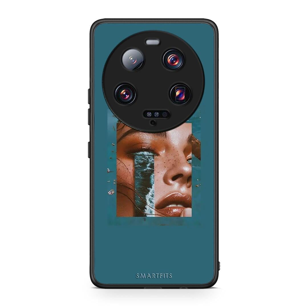 Θήκη Xiaomi 13 Ultra Cry An Ocean από τη Smartfits με σχέδιο στο πίσω μέρος και μαύρο περίβλημα | Xiaomi 13 Ultra Cry An Ocean Case with Colorful Back and Black Bezels