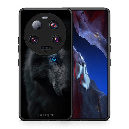 Θήκη Xiaomi 13 Ultra Dark Wolf από τη Smartfits με σχέδιο στο πίσω μέρος και μαύρο περίβλημα | Xiaomi 13 Ultra Dark Wolf Case with Colorful Back and Black Bezels