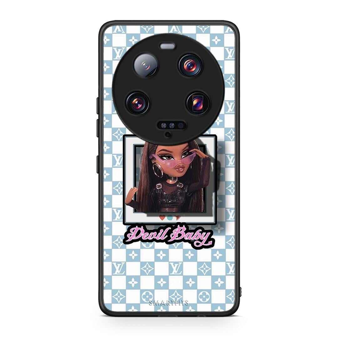 Θήκη Xiaomi 13 Ultra Devil Baby από τη Smartfits με σχέδιο στο πίσω μέρος και μαύρο περίβλημα | Xiaomi 13 Ultra Devil Baby Case with Colorful Back and Black Bezels
