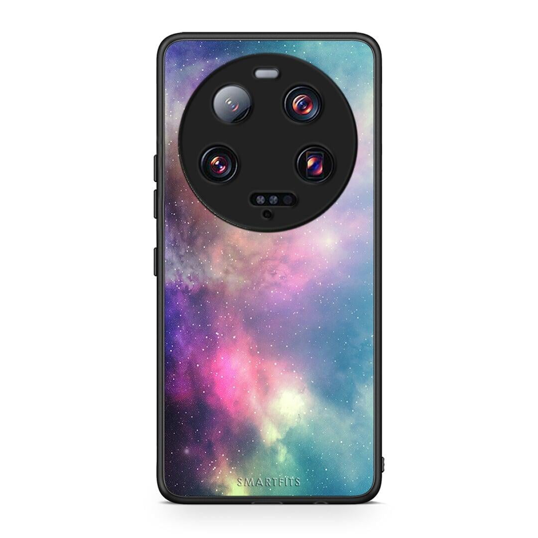 Θήκη Xiaomi 13 Ultra Galactic Rainbow από τη Smartfits με σχέδιο στο πίσω μέρος και μαύρο περίβλημα | Xiaomi 13 Ultra Galactic Rainbow Case with Colorful Back and Black Bezels